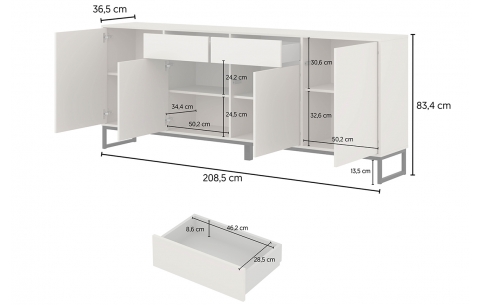 LOFT LOFT HELVETIA Komoda