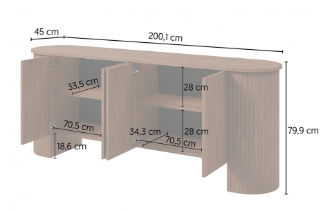 CAVO CAVO HELVETIA Komoda